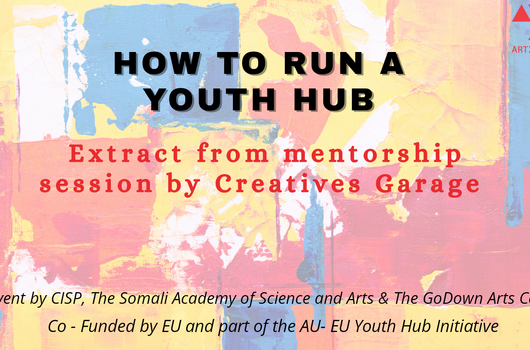 Information event for cultural youth hub in Mogadishu