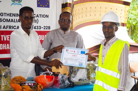 Mohamud Ahmed Ali TVET Graduation Ceremony